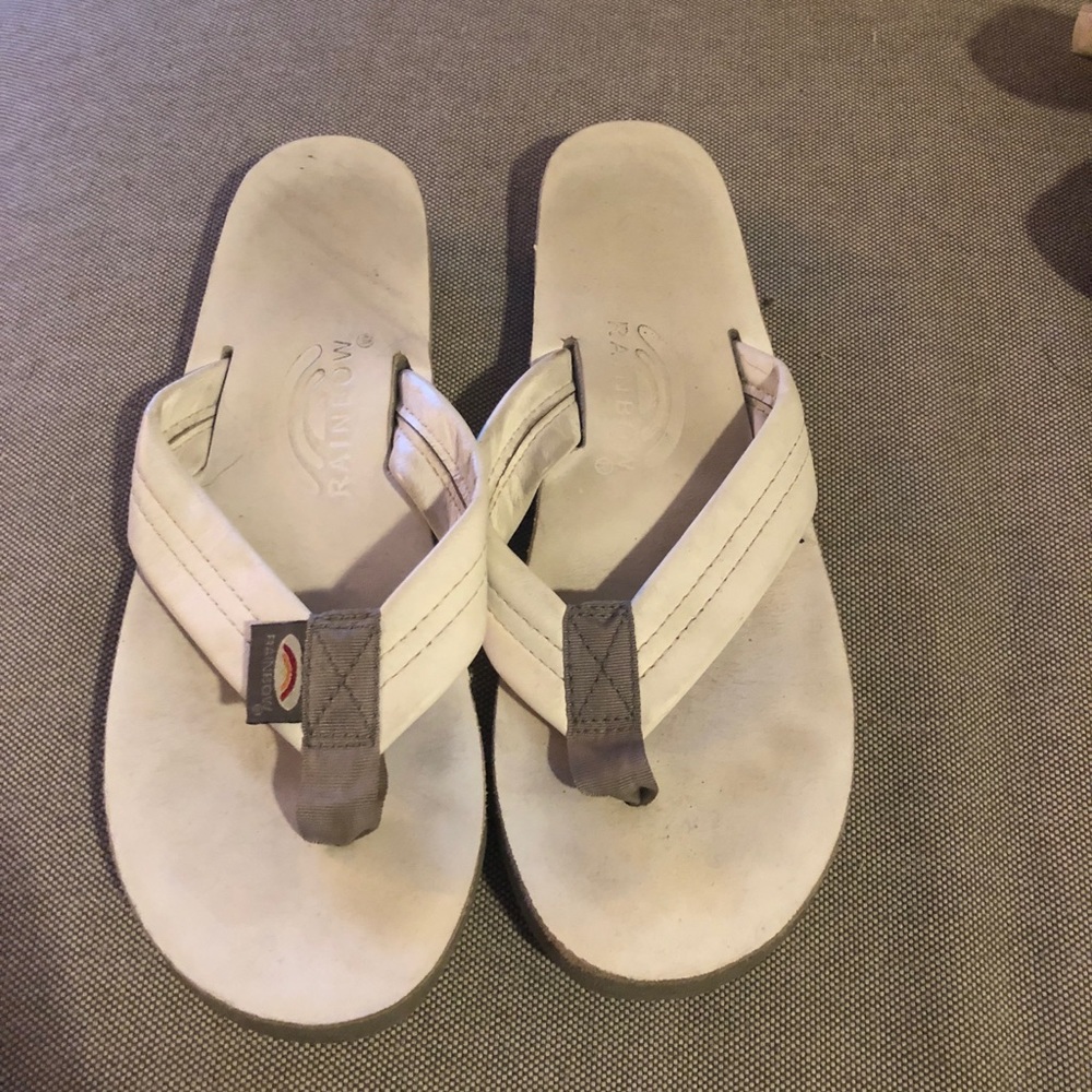 White Rainbow Sandals